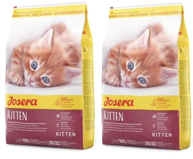 2 שקי ג'וסרה קיטן אוכל לחתלתולים ולחתולים מניקים 10 ק"ג