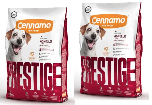 2 שקי פרסטיג כבש לכלב בוגר מגזע קטן 8 קג