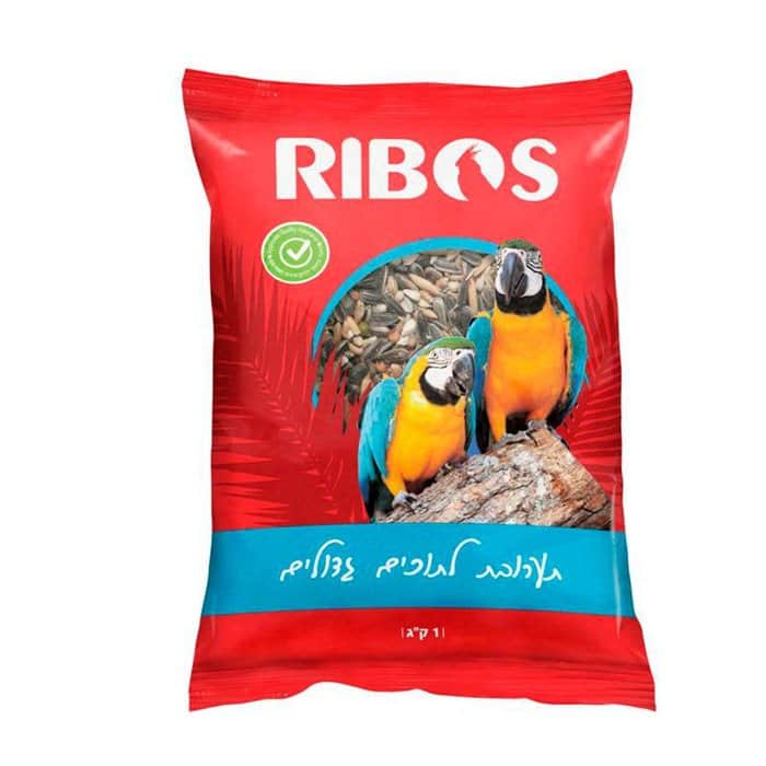 תערובת לג'אקו ותוכים גדולים 1 ק"ג