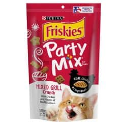 פריסקיז PARTY MIX חטיף לחתול גריל קראנץ'