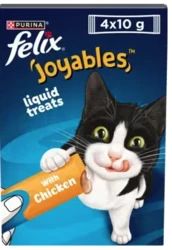 פליקס Joyables שלוקים חטיפים לחים לחתולים בטעם עוף